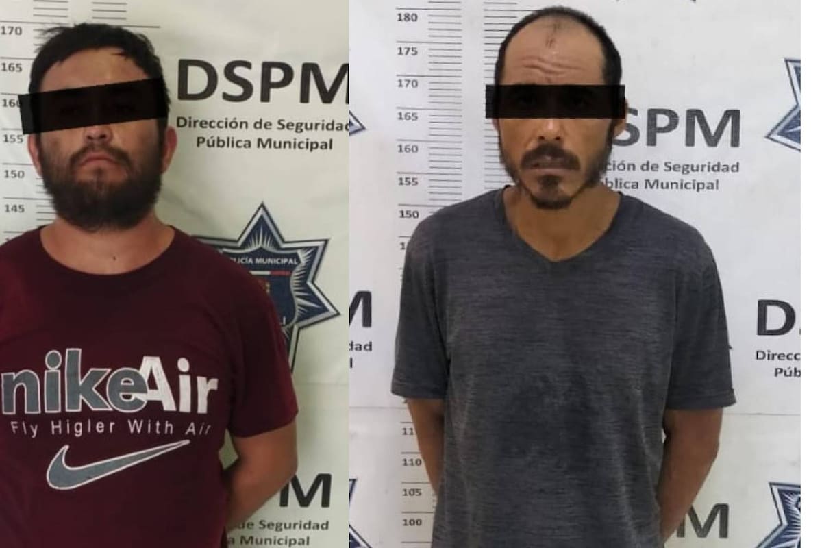 Detienen a dos hombres con órdenes de aprehensión por narcomenudeo