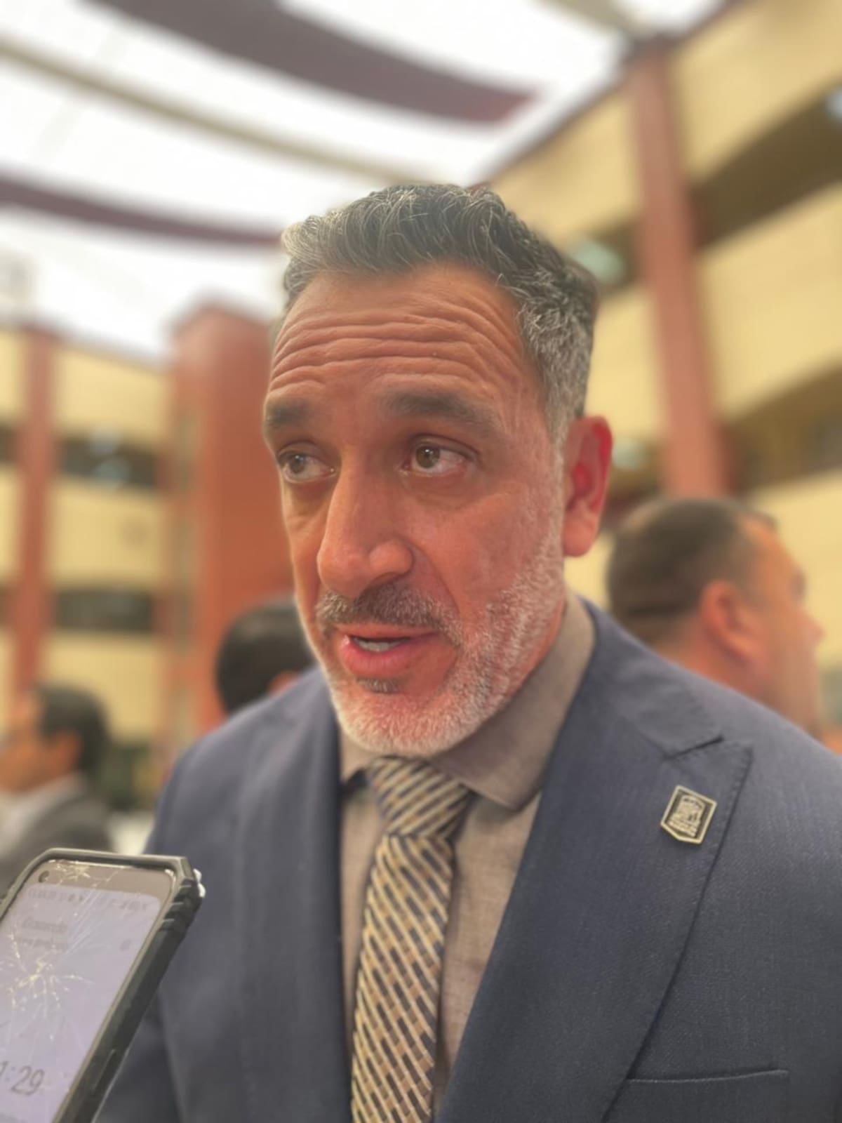 El secretario de Seguridad Ciudadana, Héctor Manzo Ruvalcaba | Foto: Carmen Gutiérrez