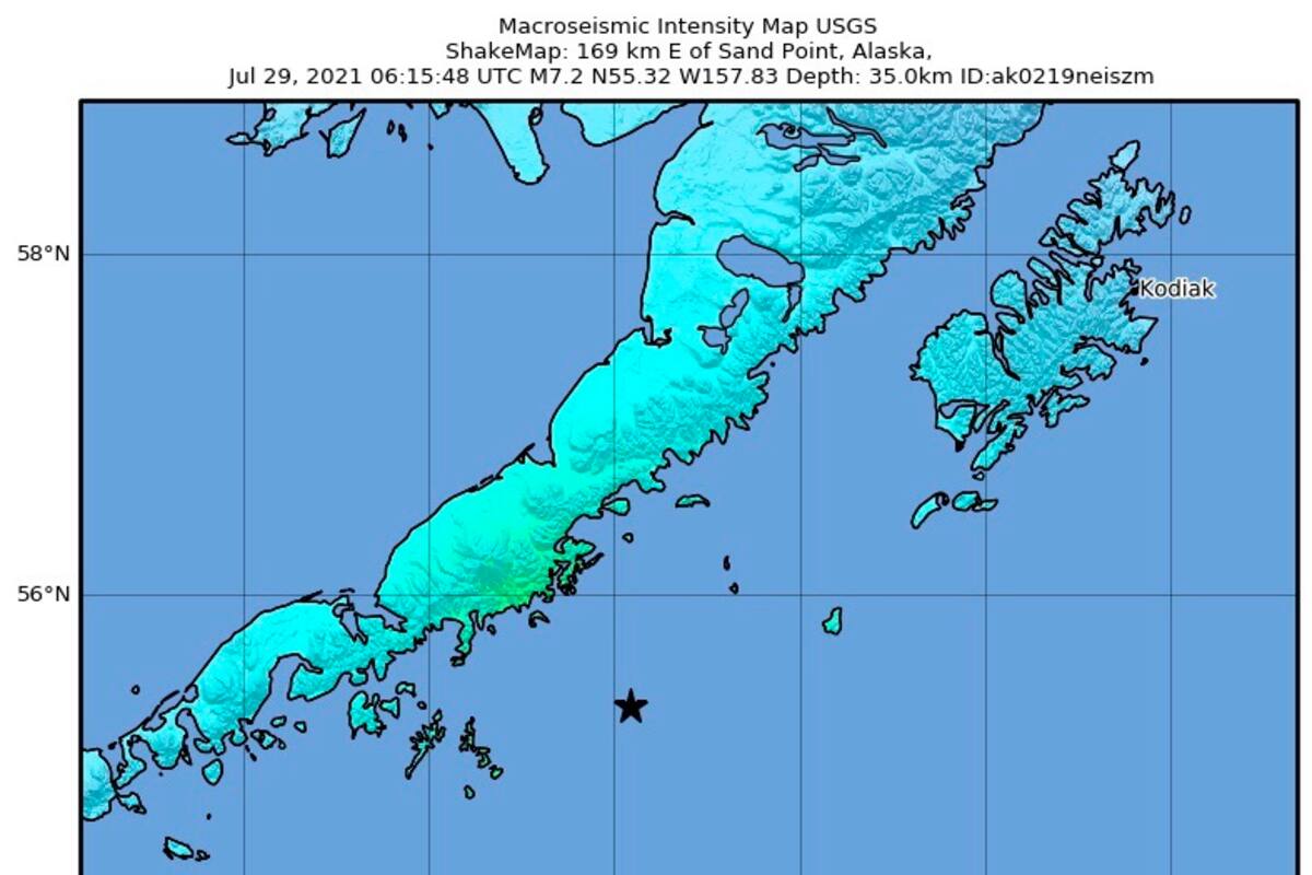 Cancelan la alerta de tsunami en Hawái tras un fuerte terremoto en Alaska