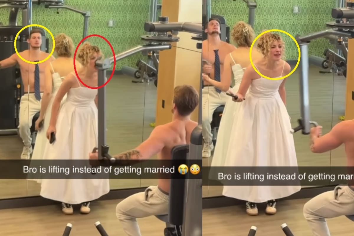 “¿Por qué está tan enojada?”: mujer le grita a su novio en pleno gimnasio y la escena se vuelve viral