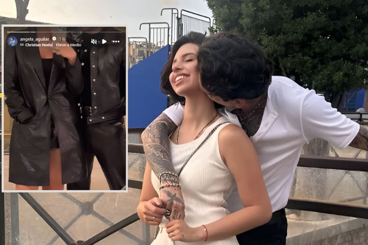 Ángela Aguilar comparte primera foto junto a Nodal en sus redes sociales