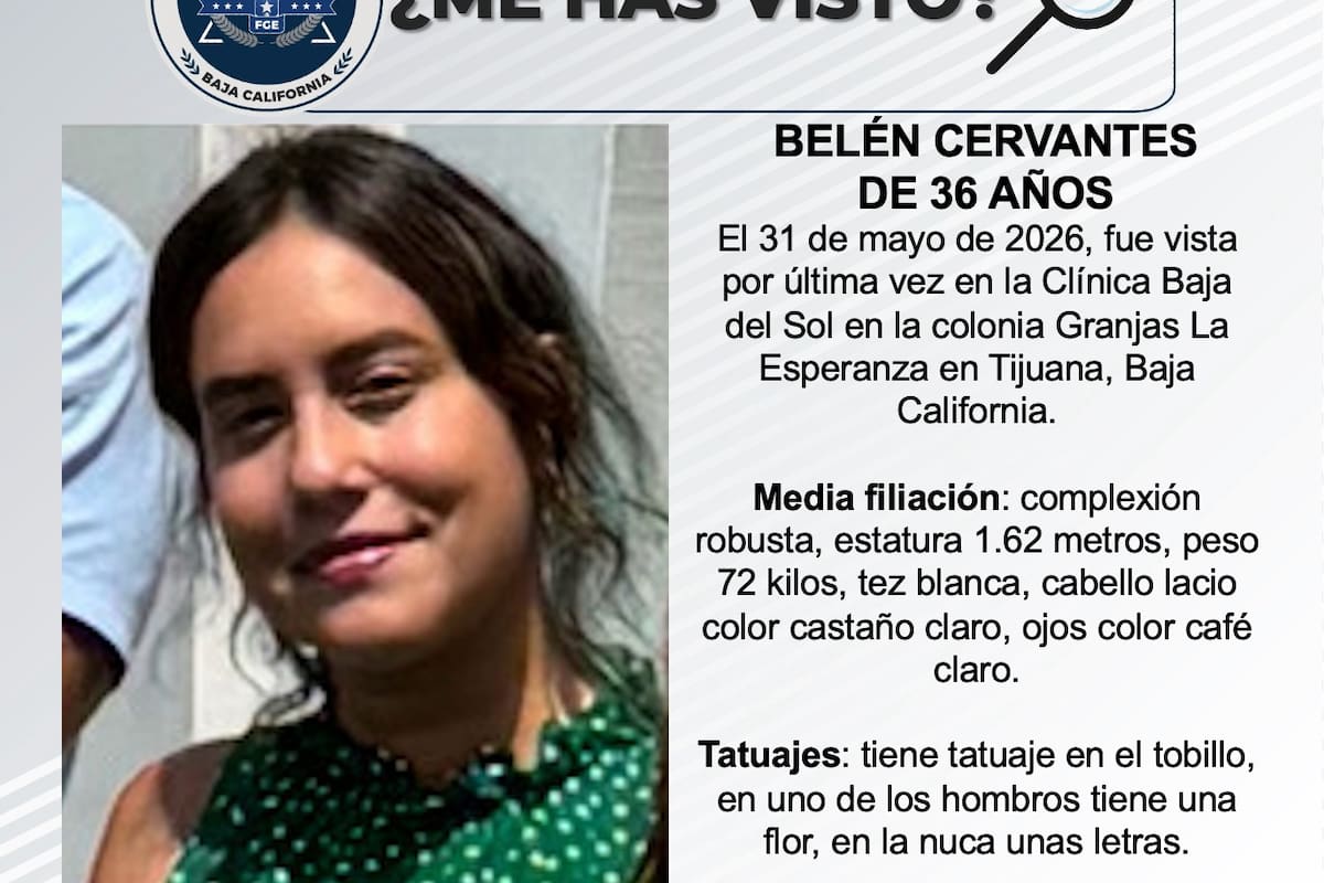 Se busca a Belén Cervantes de 36 años