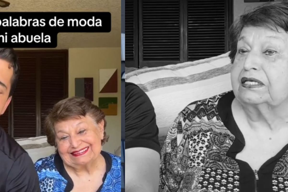 Tiktoker le habla con palabras de “moda” a su abuela y se viraliza su reacción