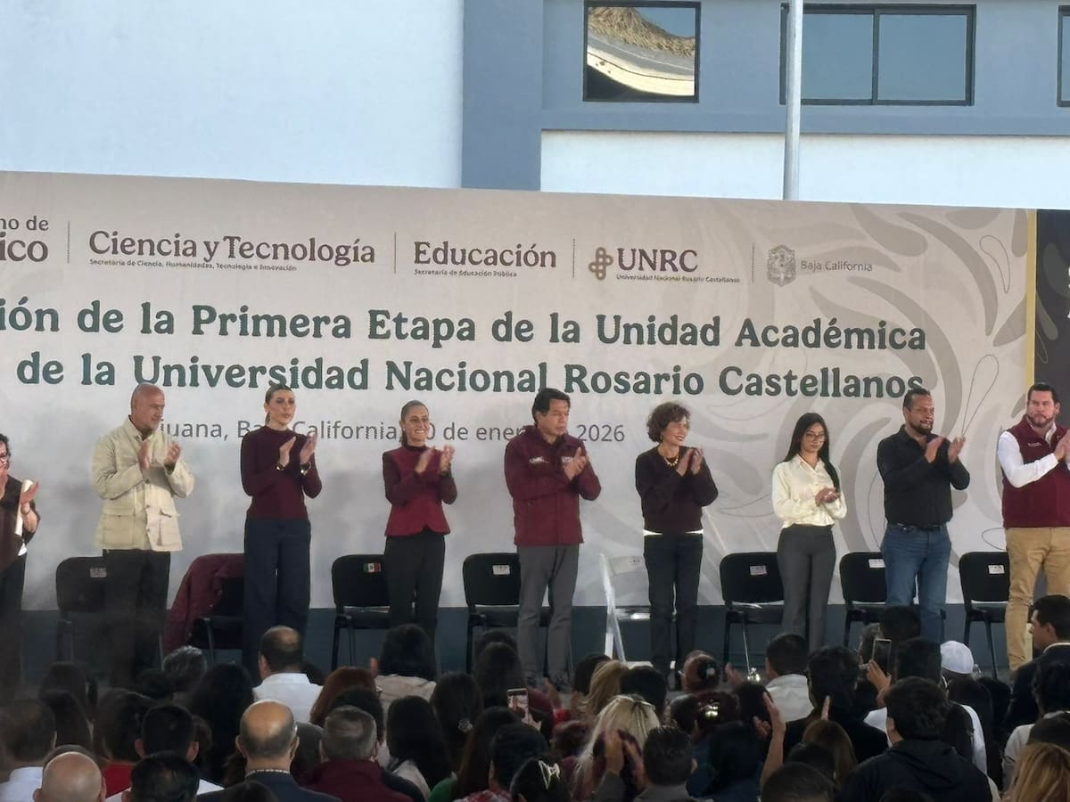 Con la inauguración de su primera etapa, la Universidad Nacional Rosario Castellanos inició operaciones en Tijuana para ampliar el acceso a la educación superior pública en Baja California. Foto: Lorena Salinas