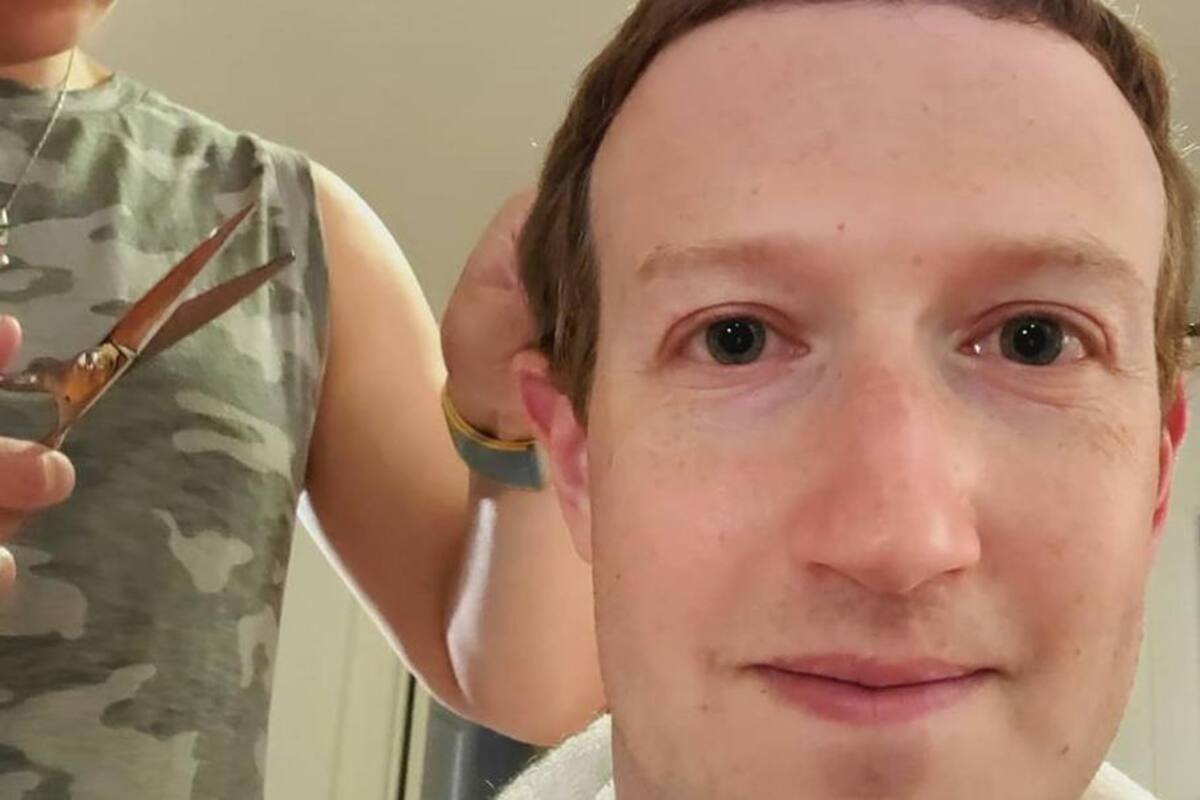 La esposa de Mark Zuckerberg le corta el pelo y provoca memes