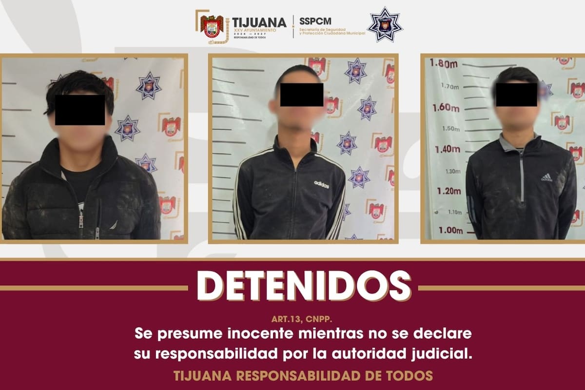 Rescatan a dos personas privadas de la libertad en Tijuana; hay tres detenidos