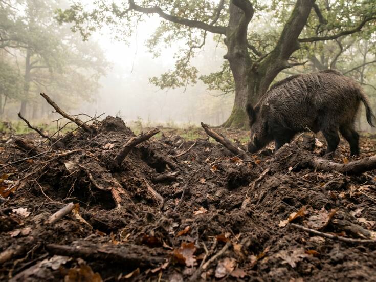 Científicos alertan que el jabalí se ha vuelto una “especie destructora” en los bosques protegidos de Europa: el impacto de su búsqueda de alimento altera el 10% del suelo forestal