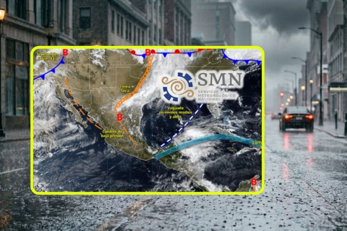 Frente frío 43 y su masa de aire polar ‘azotarán’ estas ciudades del Norte con lluvias de hasta 150 mm, vientos de 80 km/h sábado y domingo