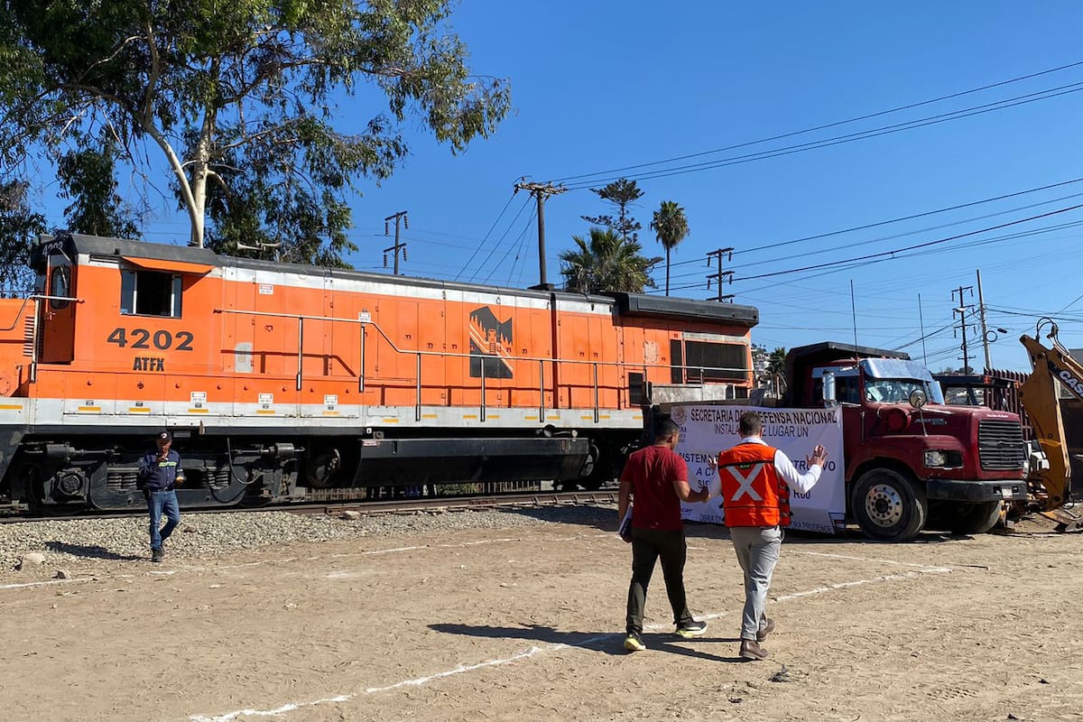 Inician obras para activar exportación ferroviaria en Tijuana