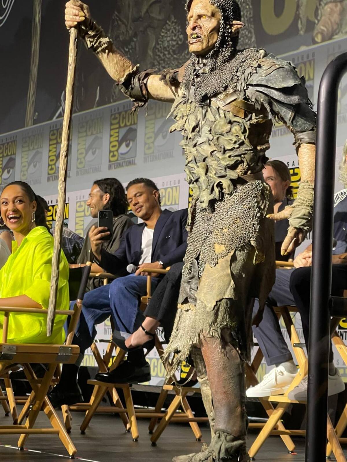 Personajes de la serie estuvieron presentens en el panel.