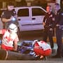 Persecución termina en fuerte caída; motociclista queda inconsciente en SLRC