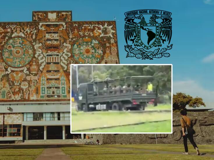 UNAM explica por qué un camión del Ejército entró a Ciudad Universitaria