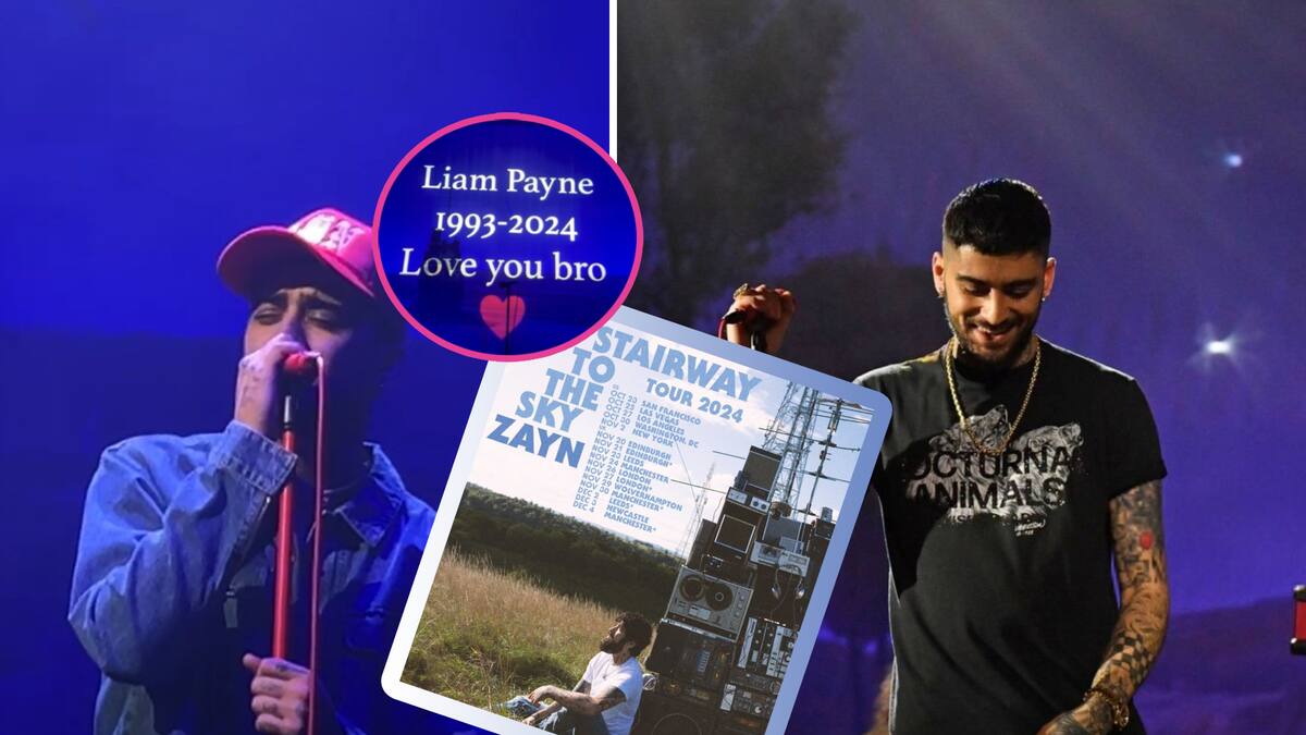 Zayn Malik arranca su gira y conmueve al público con un homenaje especial a Liam Payne. / Foto: Especial