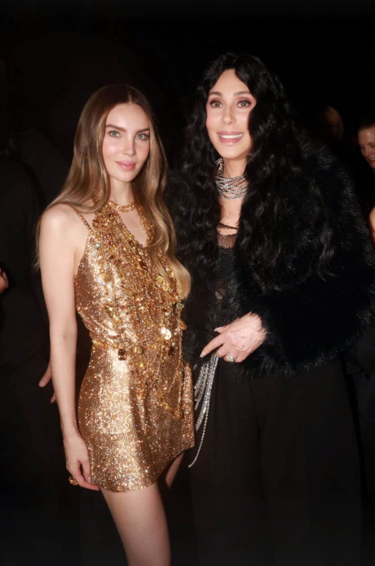 Las famosas protagonizaron un momento en el evento de Swarovski.