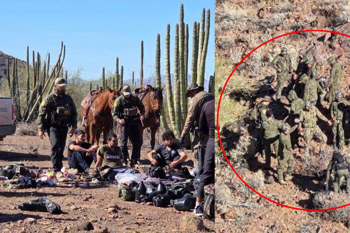 Patrulla Fronteriza rescata a migrantes y encuentran narcoticos en el desierto de Arizona