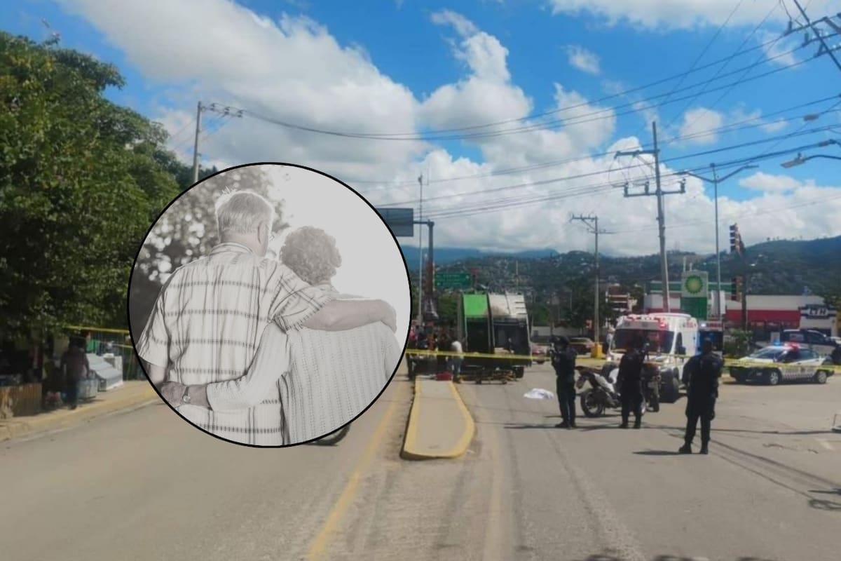 2 abuelitos fueron atropellados por un camión recolector de basura