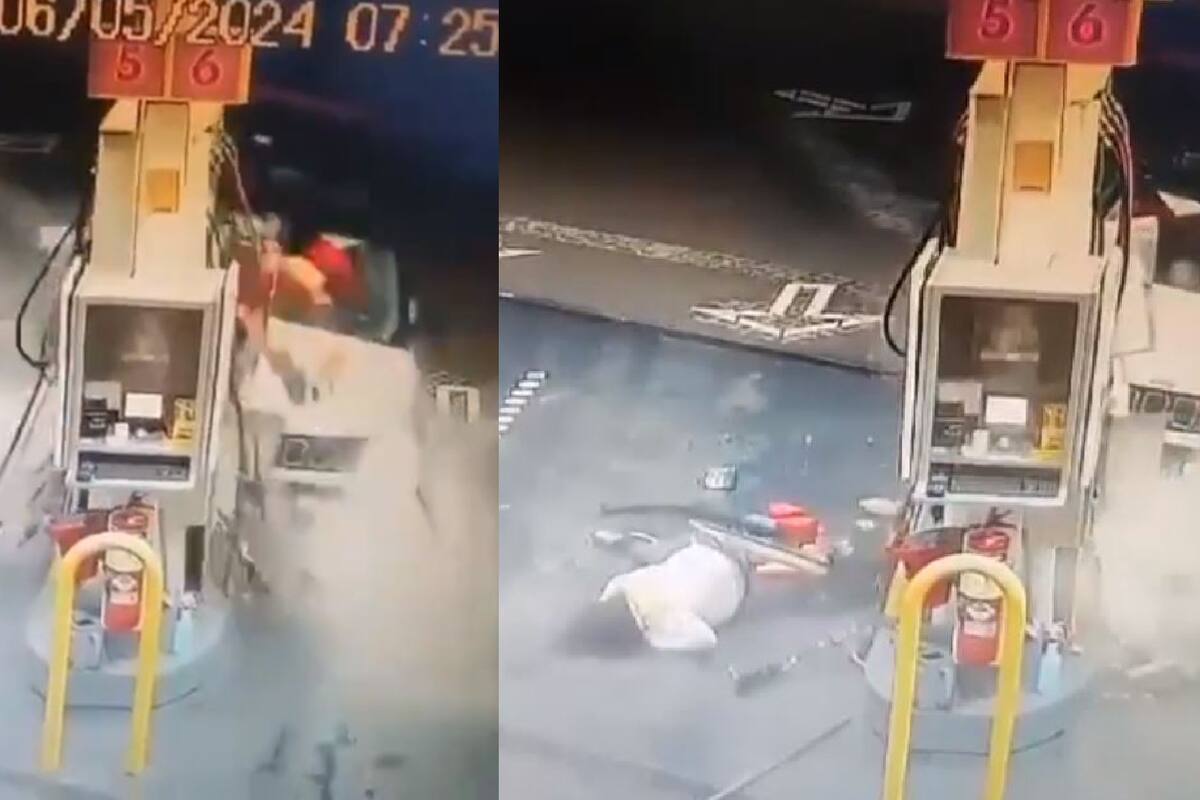 VIDEO : Futbolista argentino arrestado por estrellarse en gasolinera al conducir ebrio; empleada resulta lesionada