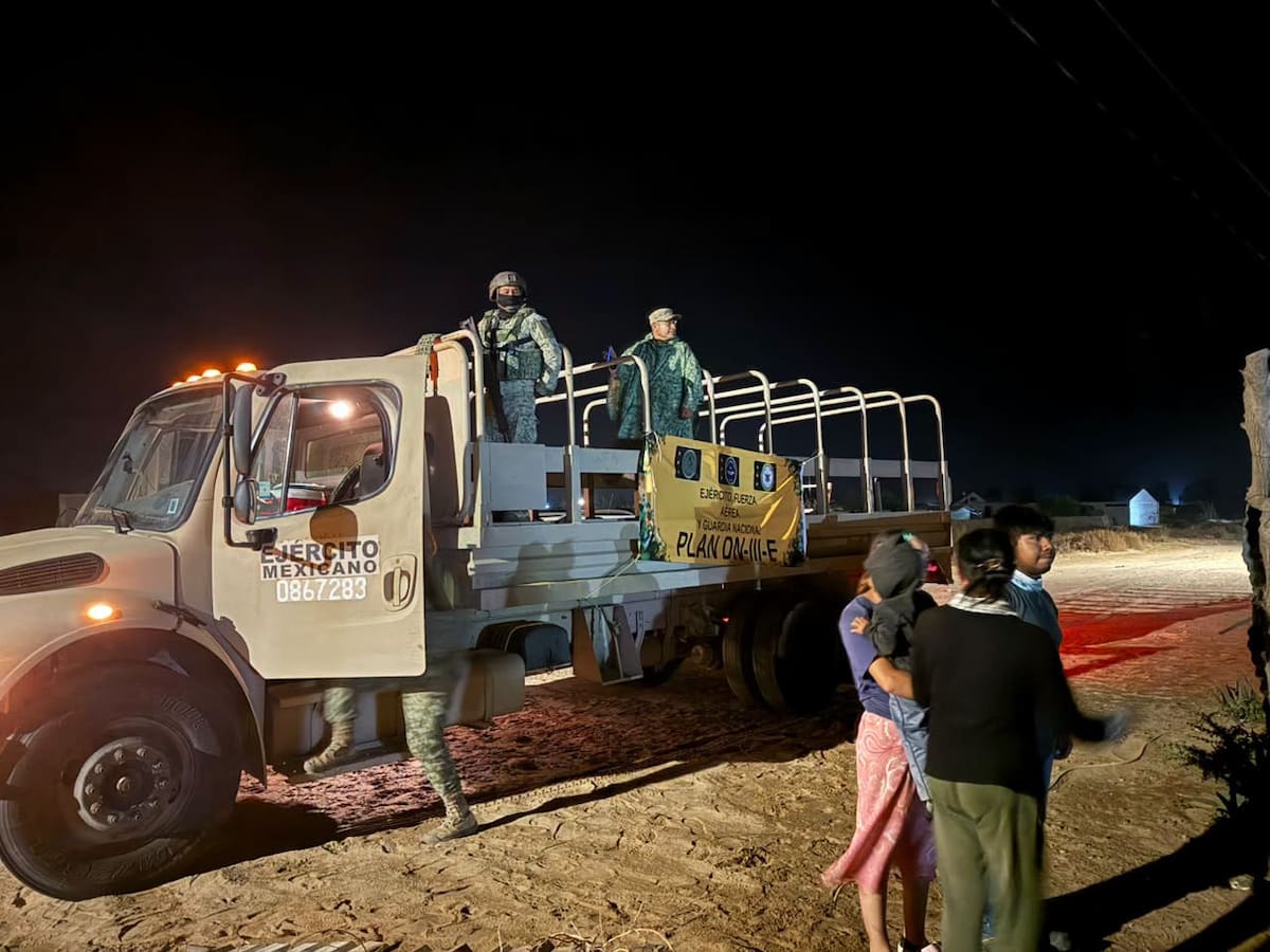 Más de 150 personas recibieron albergue temporal en San Quintín por las afectaciones de la tormenta Rachel. Foto: Cortesía