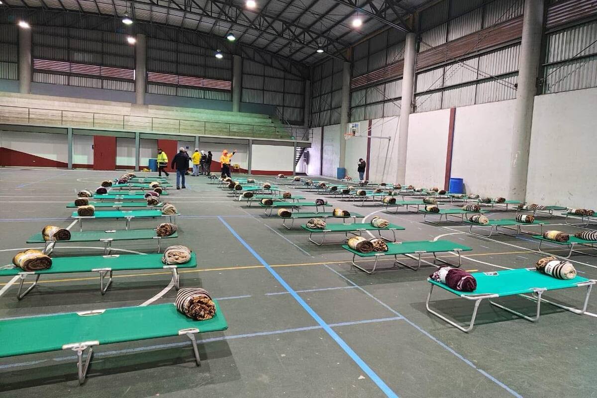 Activan albergue temporal en Unidad Deportiva Reforma