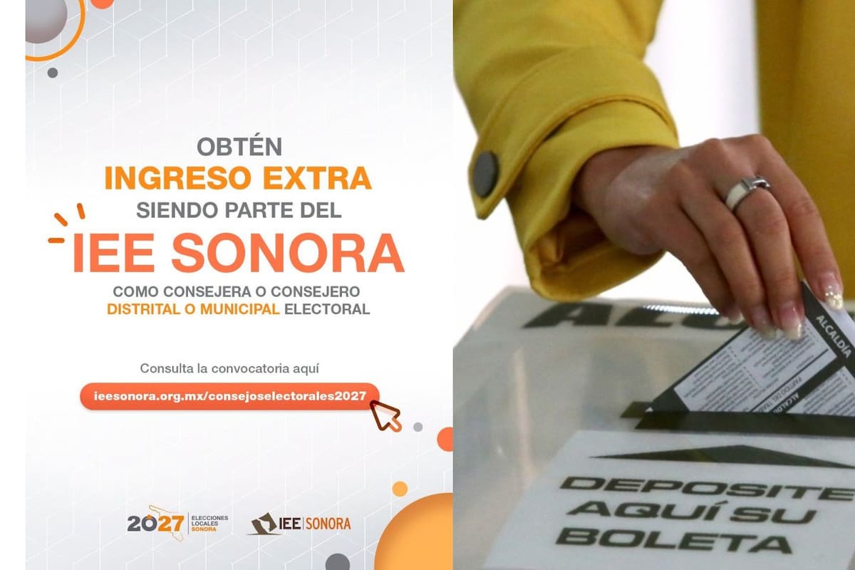 IEE Sonora busca a 582 consejeros para organizar las elecciones de 2027 y el registro estará abierto hasta el 25 de septiembre