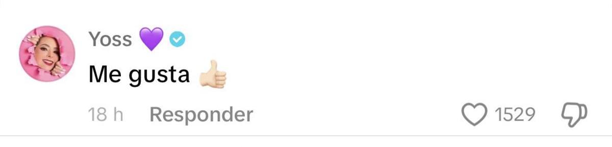 El comentario de YosStop en el remix de "Con otra" de Cazzu creado por un seguidor.| Captura de pantalla