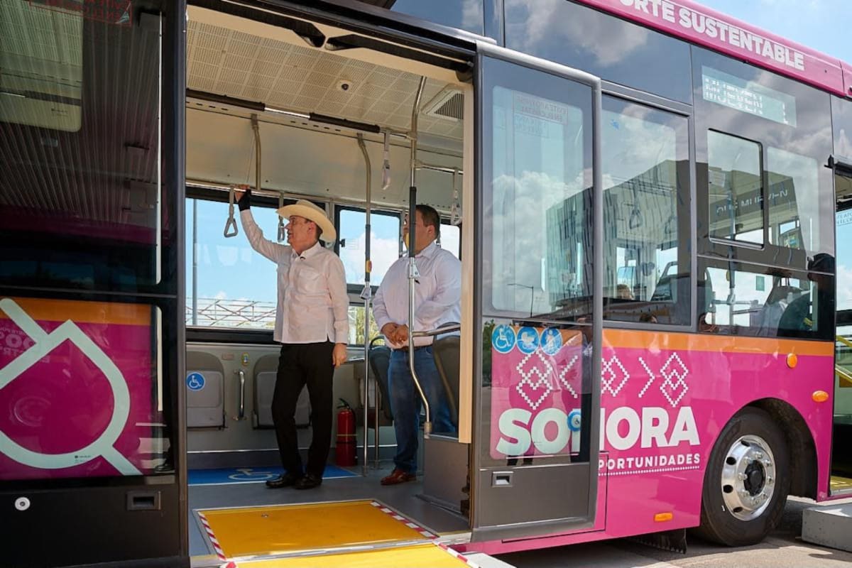La Línea Eléctrica Exprés de Hermosillo incorpora tecnología para pagar con tarjeta y QR, aplicar tarifa preferencial y emitir alertas con botón de pánico