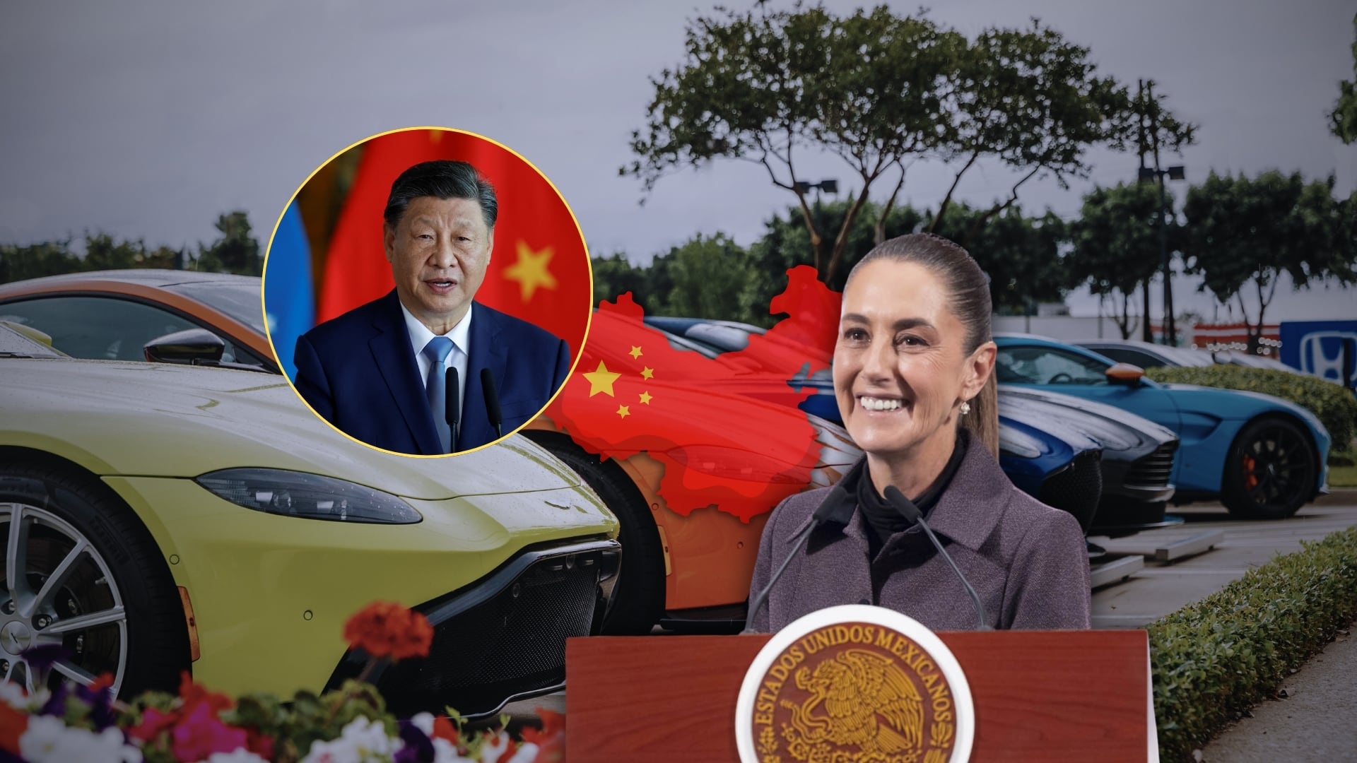 Los autos de origen chino se han posicionado con fuerza en el mercado mexicano. Foto Especial (Reuters/Canva)