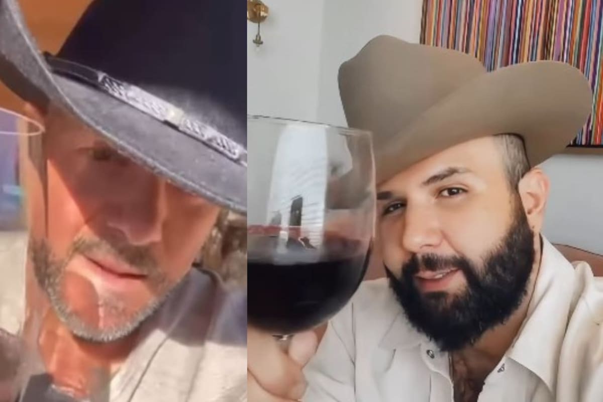 Carín León y Alejandro Sanz brindan por su nueva colaboración: “un sueño cumplido” asegura el sonorense