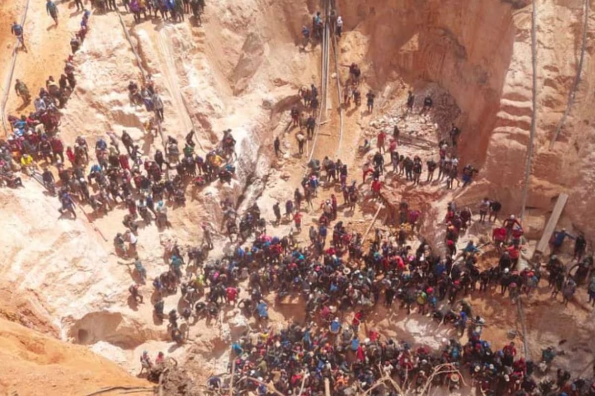 Miles de personas desalojadas tras colapso en mina ilegal en Venezuela