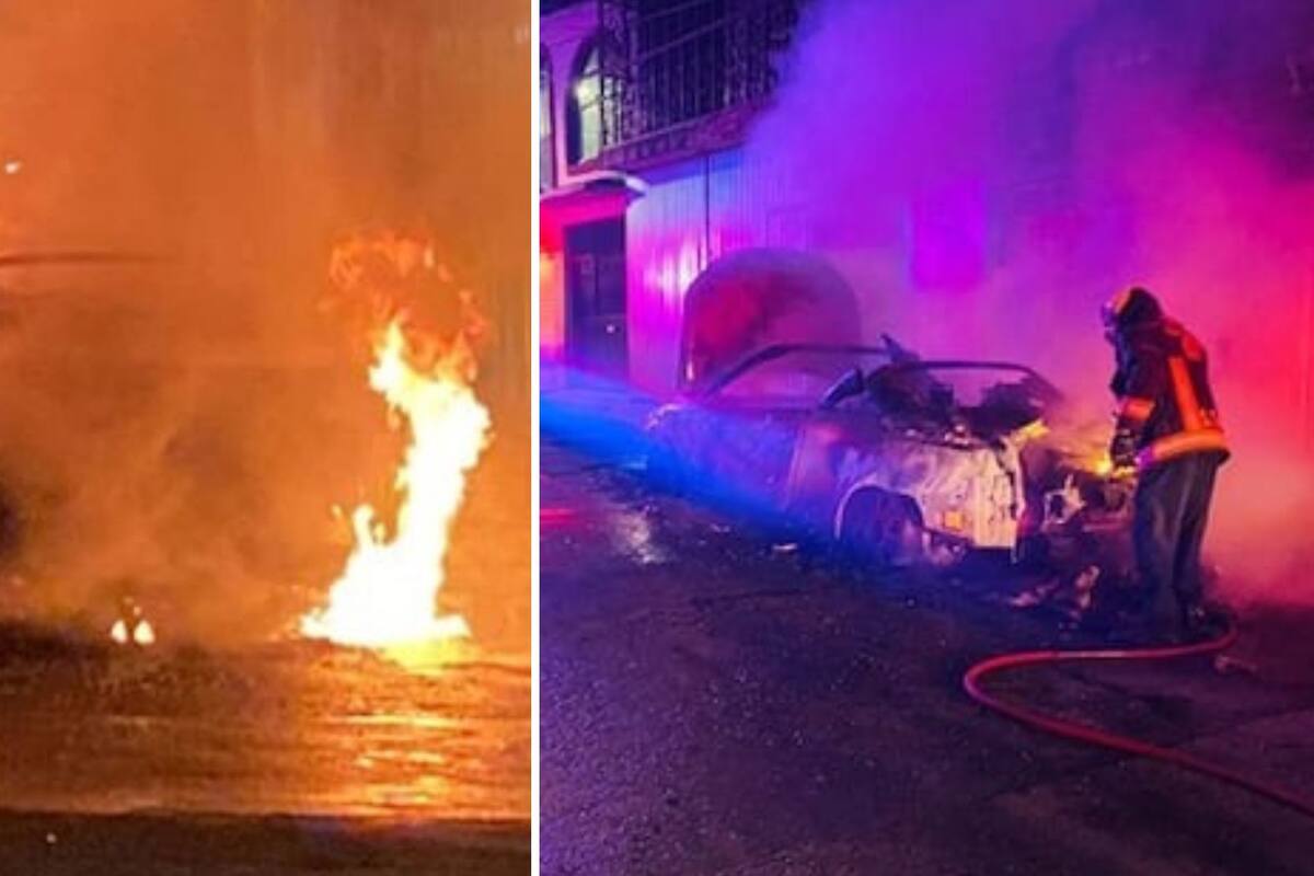 Hallan seis cuerpos calcinados en dos vehículos en Puebla; investigan posible vínculo con crimen organizado