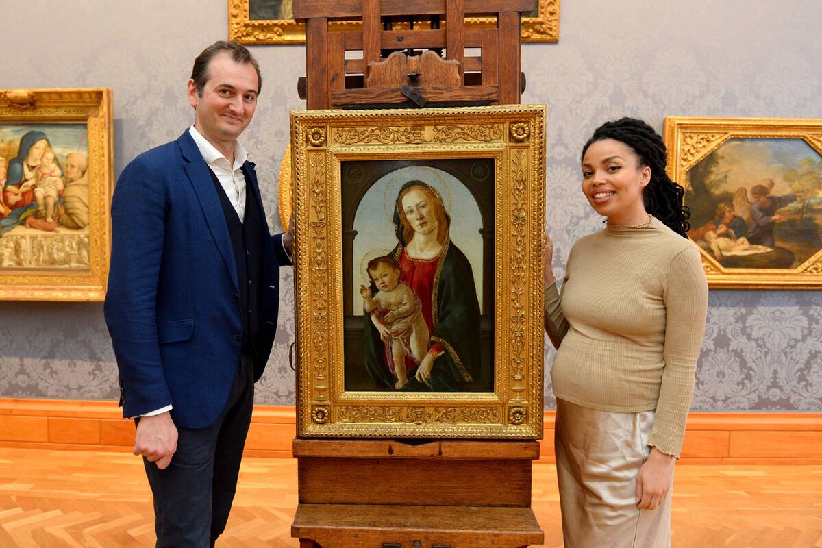 Redescrubren obra de Botticelli en Museo Nacional de Gales