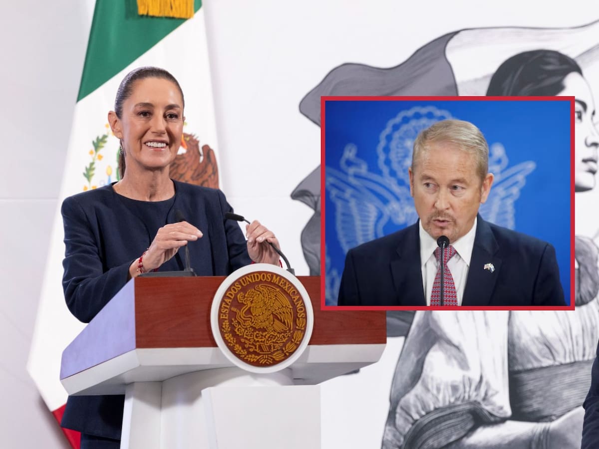 La presidenta Claudia Sheinbaum Pardo recibirá al nuevo embajador de EEUU en México, Ronald Johnson, el lunes 19 de mayo del 2025 en Palacio Nacional. | Crédito: Presidencia/REUTERS