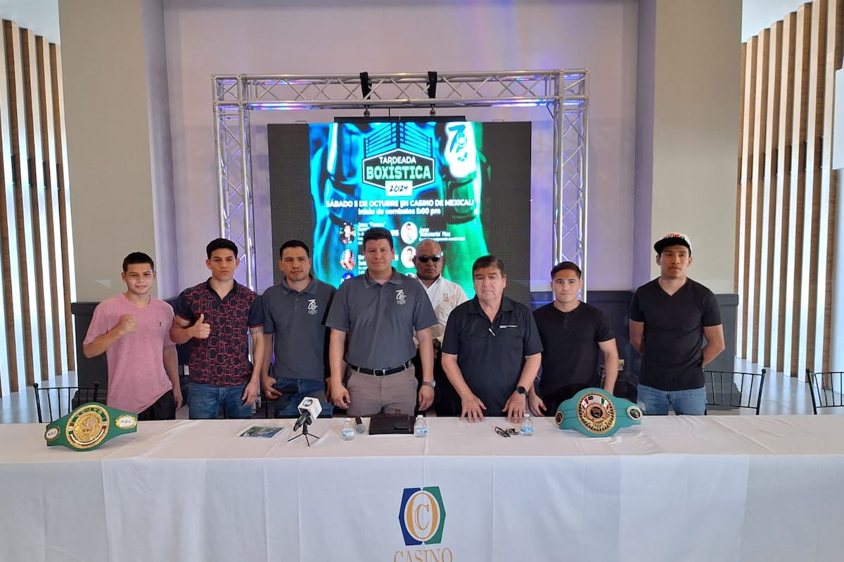 Hoy será la Tardeada Boxística en el Casino de Mexicali