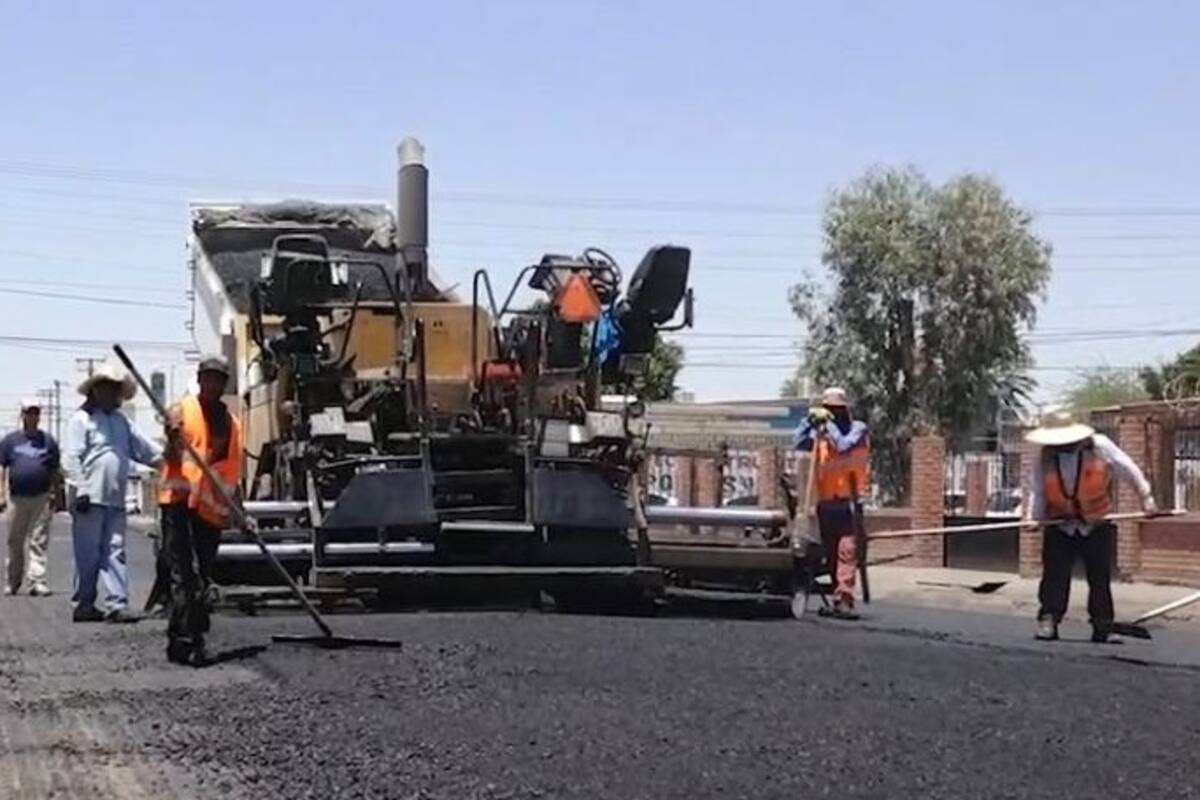 Estiman concluir obras de pavimentación en los Santorales el 15 de abril