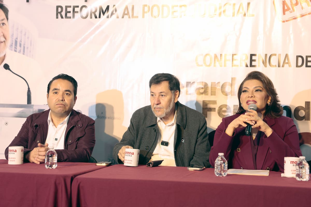 Insiste Fernández Noroña durante su visita a Hermosillo que reforma judicial no se detendrá