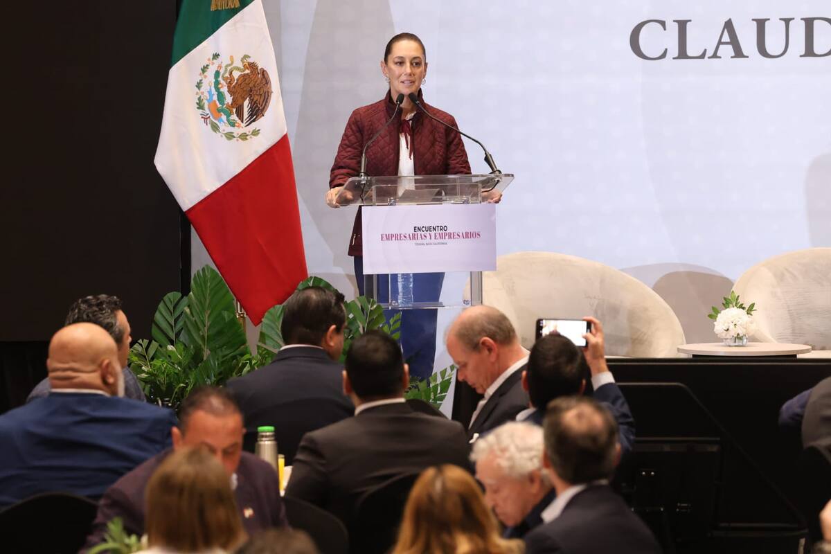 Claudia Sheinbaum realiza una visita a Tijuana.