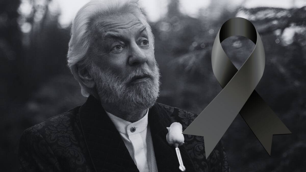 Muere Donald Sutherland a sus 88 años de edad, el icónico presidente Snow de “Los Juegos del Hambre”