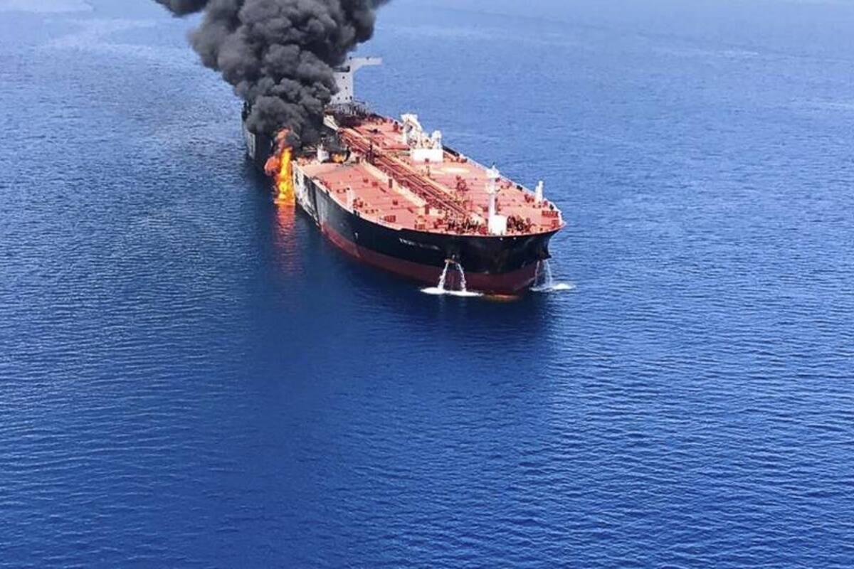 Dron de reconocimiento habría sobrevolado barco petrolero atacado