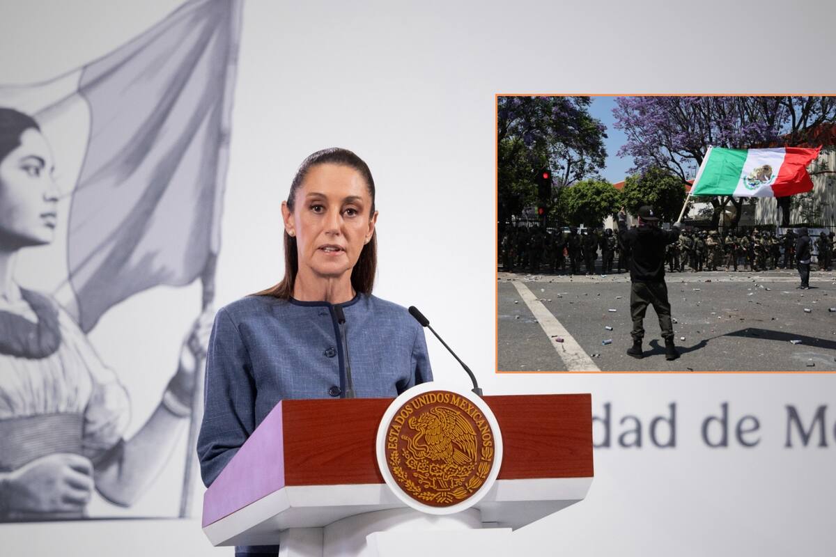 Sheinbaum condena violencia en Los Ángeles y llama a EEUU a apegarse a derecho en detenciones; hay 42 mexicanos detenidos