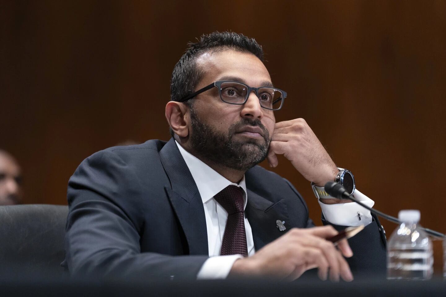 El director del FBI, Kash Patel, testifica durante una audiencia en el Capitolio, Washington, el 8 de mayo de 2025. | Crédito: AP/José Luis Magaña