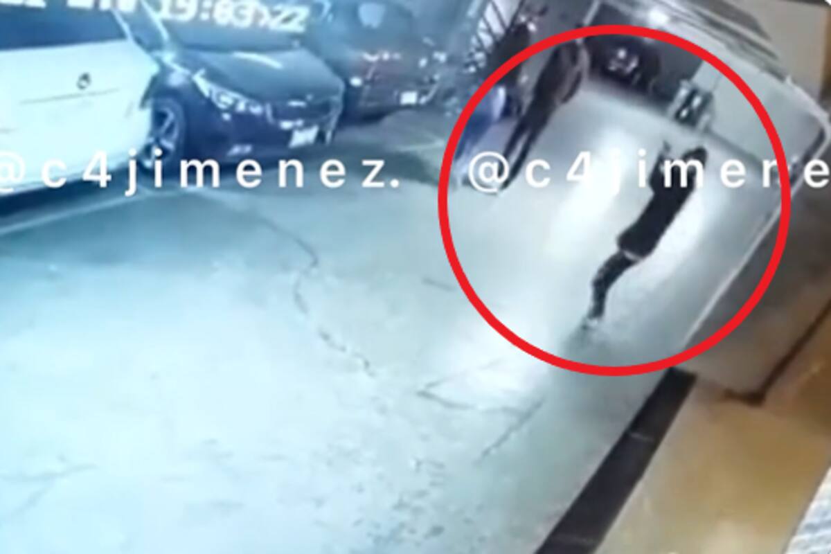 Falla en primer tiro y lanza dos más: Captan en video cómo balearon a abogado en la Benito Juárez