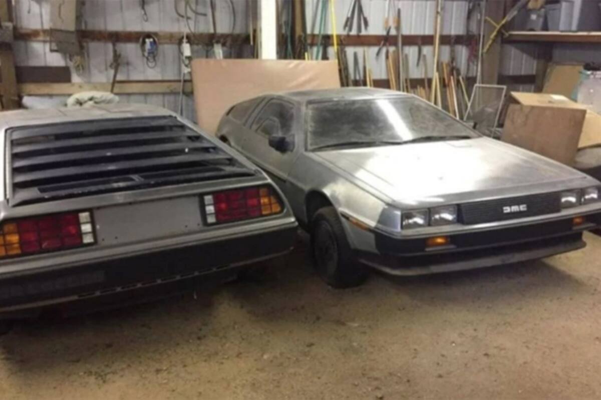 ¡Encuentran 2 DeLorean igual al de Marty McFly! Sin uso desde hace 40 años