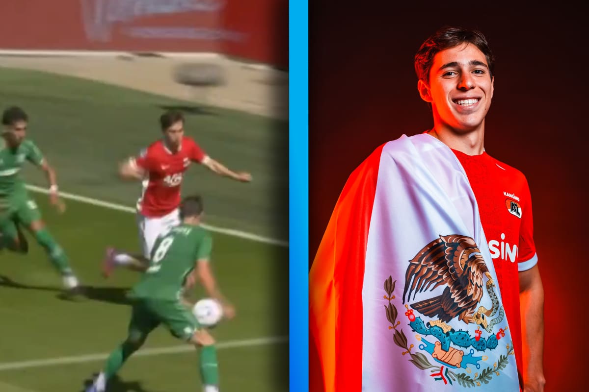 VIDEO: El mexicano Mateo Chávez da su primera asistencia oficial en Europa