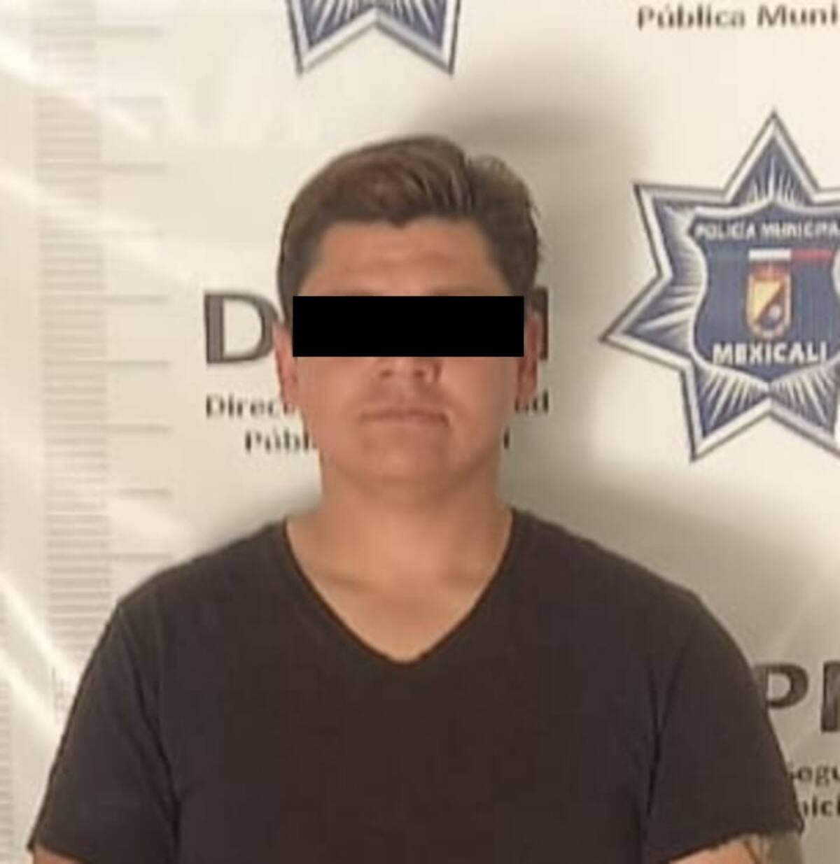 El sujeto, identificado como Pedro "N", de 31 años l Foto: Cortesía