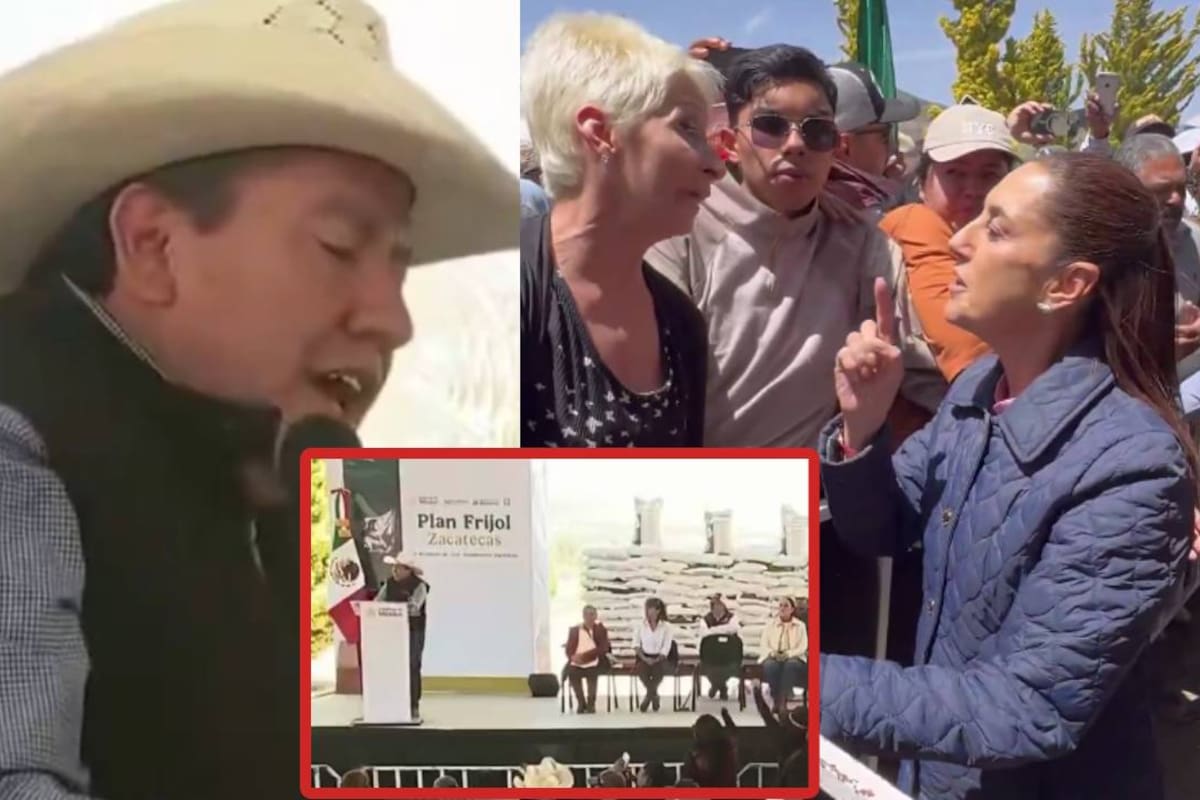 ¡Es una falta de respeto! Sheinbaum le responde a ciudadana que la confronta durante acto en Zacatecas, mientras que abuchean y le gritan ‘¡Fuera, fuera!’ a David Monreal