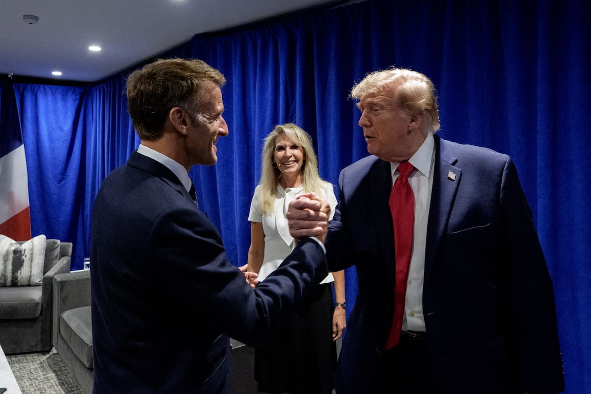 Macron asegura que Trump fue “muy receptivo” al hablar sobre Ucrania y el Mar Rojo durante una reunión al margen de la Asamblea General de la ONU