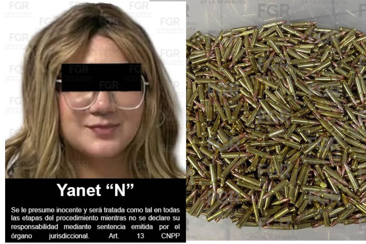 Yanet “N”, estadounidense presuntamente vinculada a “Los Rusos”, queda en prisión preventiva y vinculada a proceso por los 5 mil 445 cartuchos en SLRC
