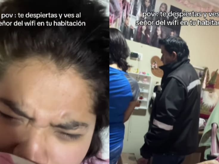 “Ni pudor ni respeto”: Hermanas muestran cómo su mamá dejó entrar al técnico de Internet a su habitación mientras ellas dormían.