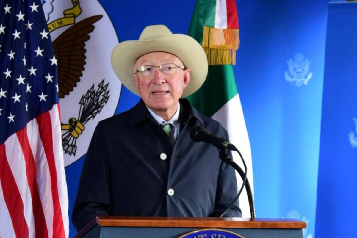 Emajador Ken Salazar resalta la captura de 400 fugitivos buscados por la justicia mexicana