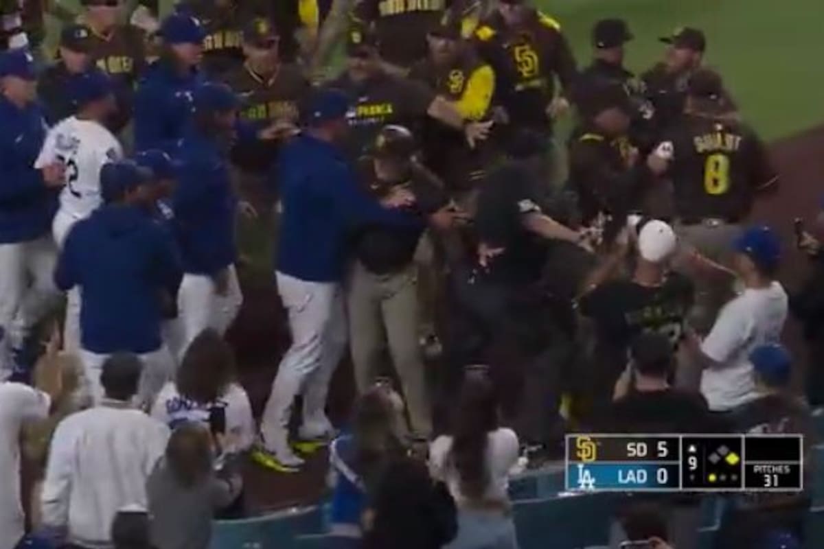 Suspensiones por pelotazos y bancas vacias en Padres – Dodgers